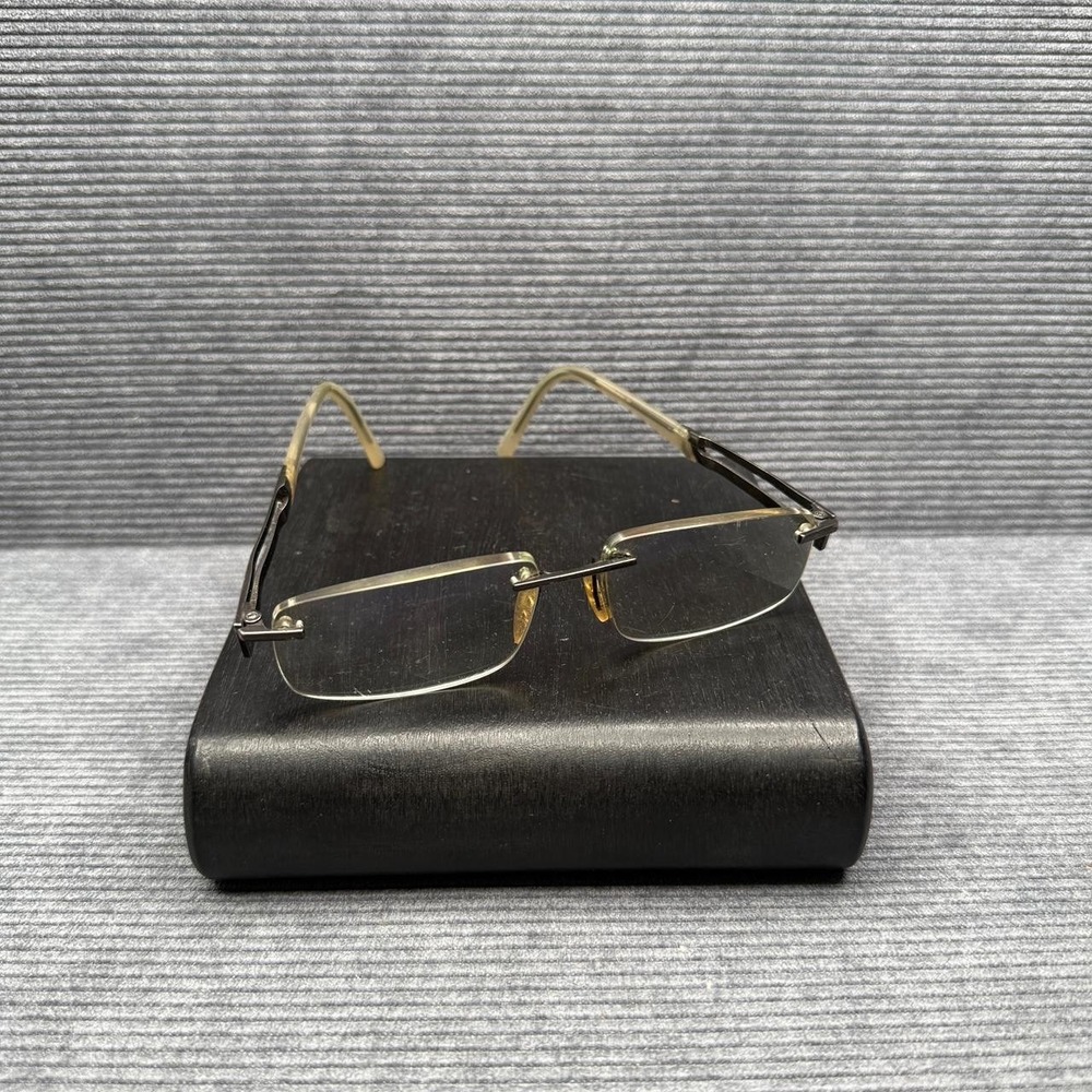 Vintage Porsche Design Rimless Eyeglasses Frame Titanium Men's Gunmetal‎ Silver